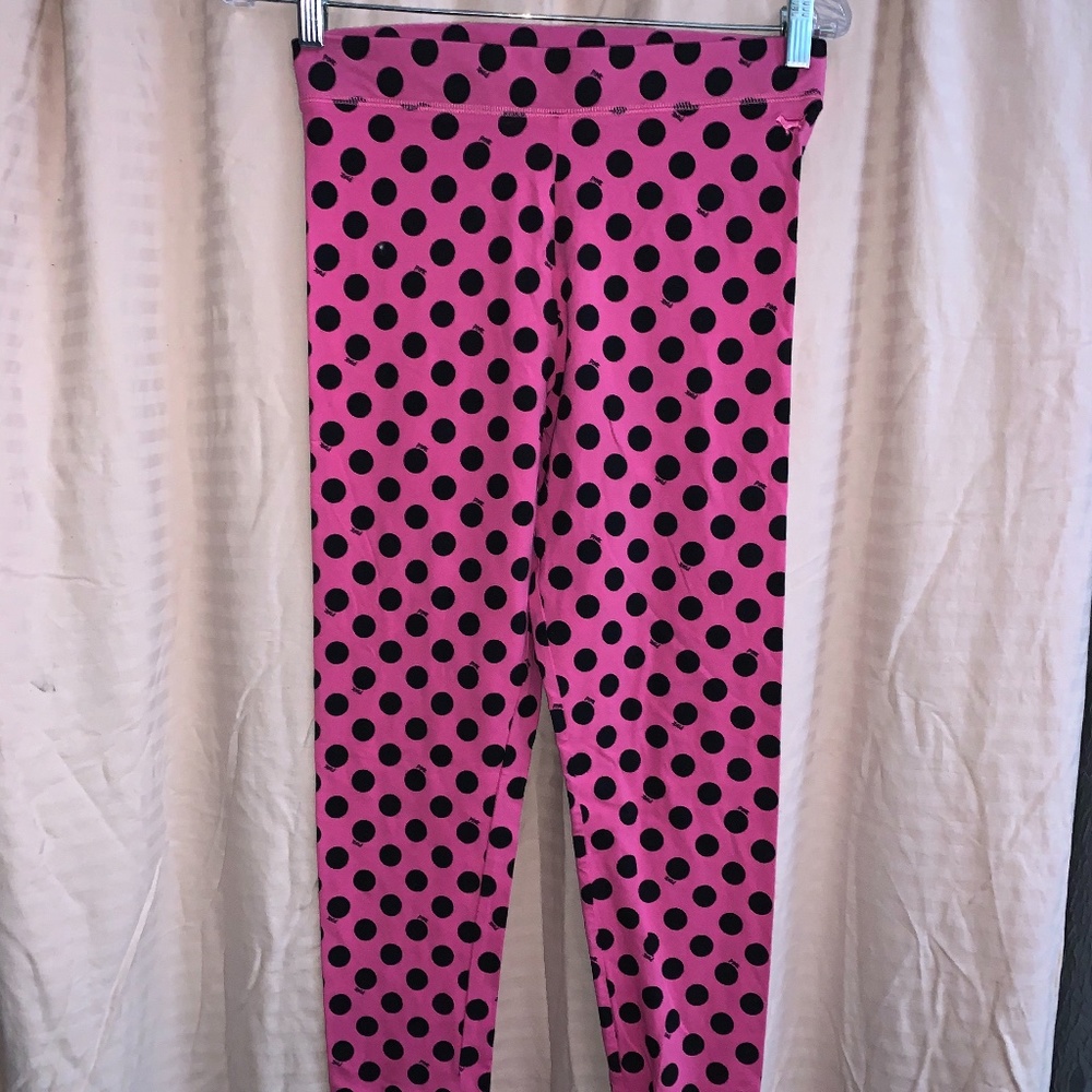 PINK Polkadot leggings